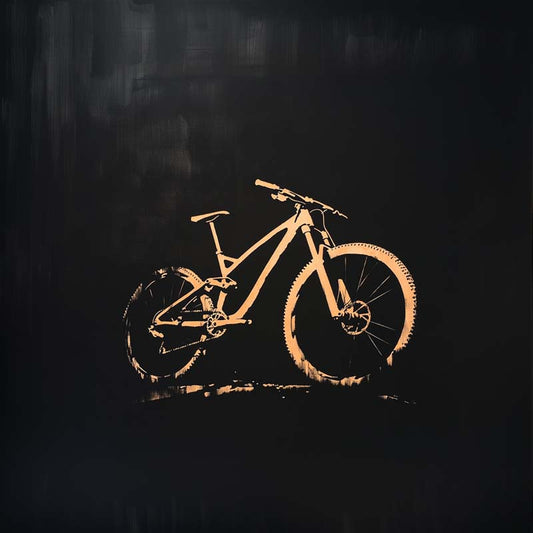 Ridge Rider Mountain Bike Art Print